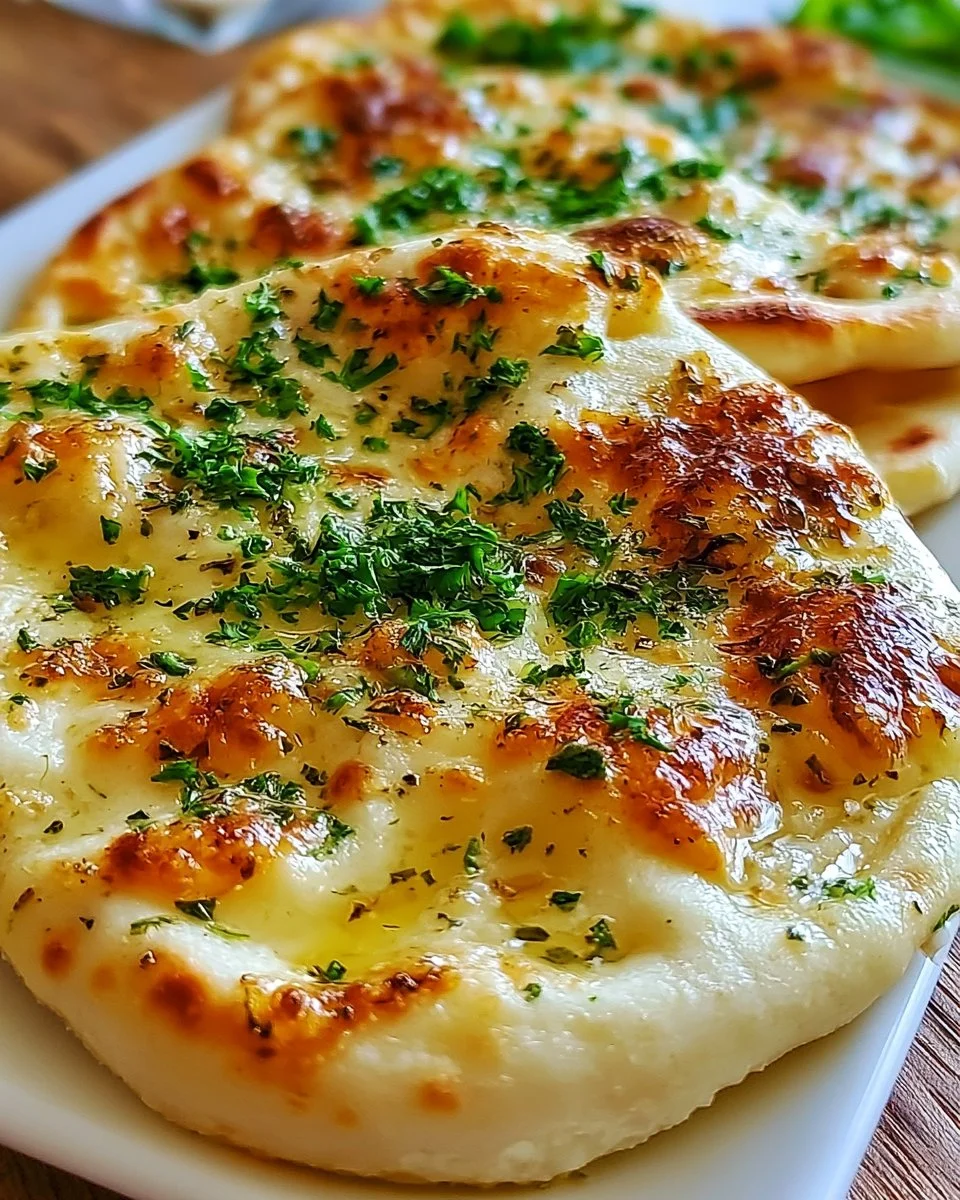 Luftfritteuse Knoblauch-Fladenbrot