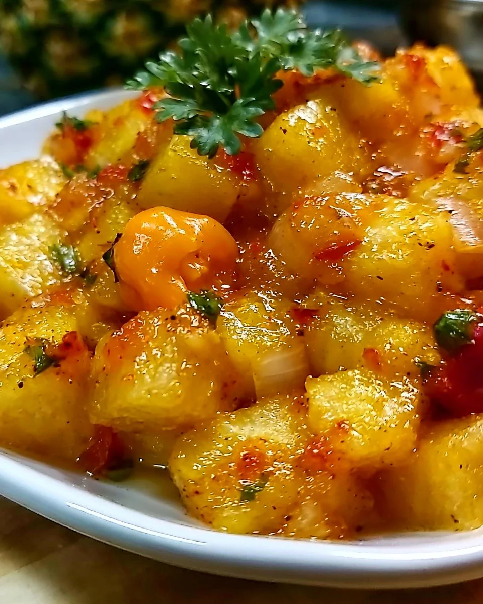 Ananas-Habanero-Scharfe Soße