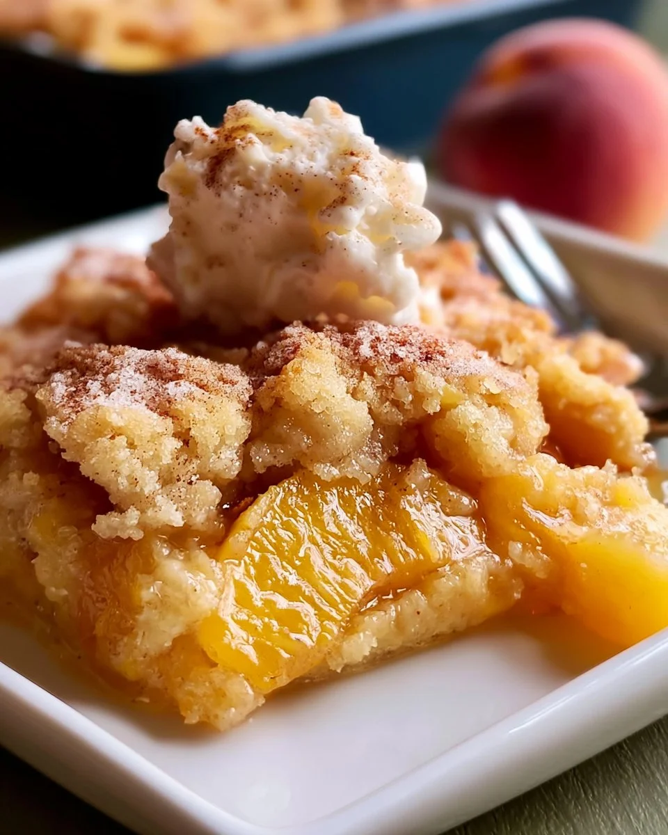 Bester Pfirsich-Cobbler-Dump-Kuchen
