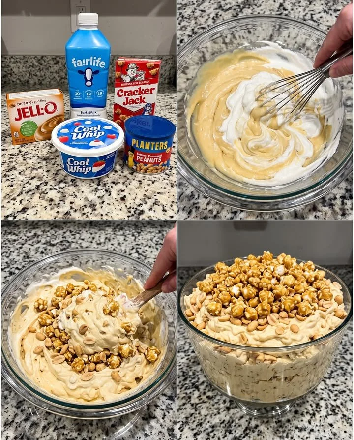 Cracker Jack Karamell-Erdnuss-Fluff