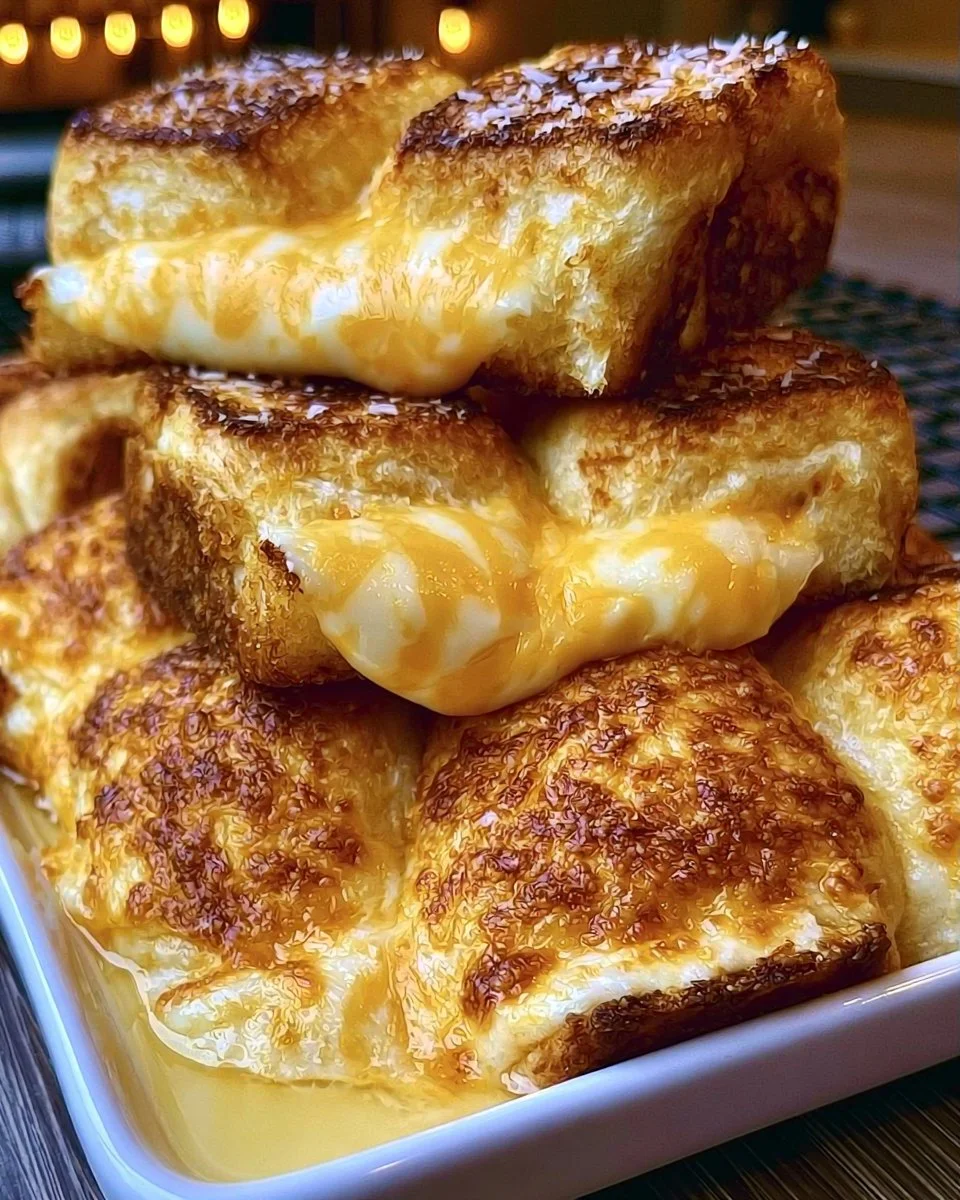 Gegrillter Käse auf Hawaiian Brötchen