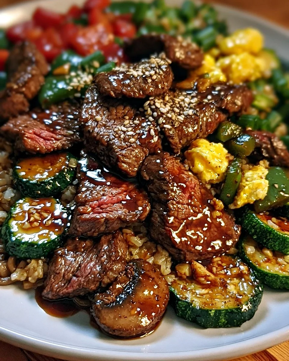 Hausgemachtes Hibachi-Steak