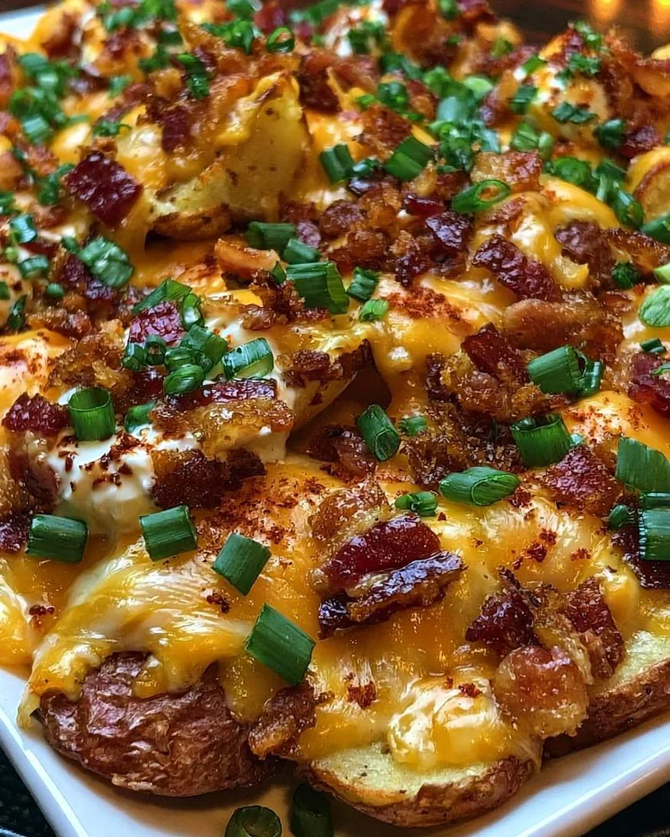 Irische Kneipen-Nacho-Kartoffeln