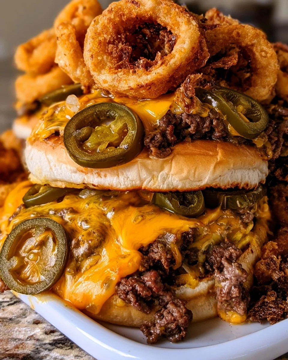 Jalapeño-Cheddar-Rinder-Zwiebelring-Schmelze