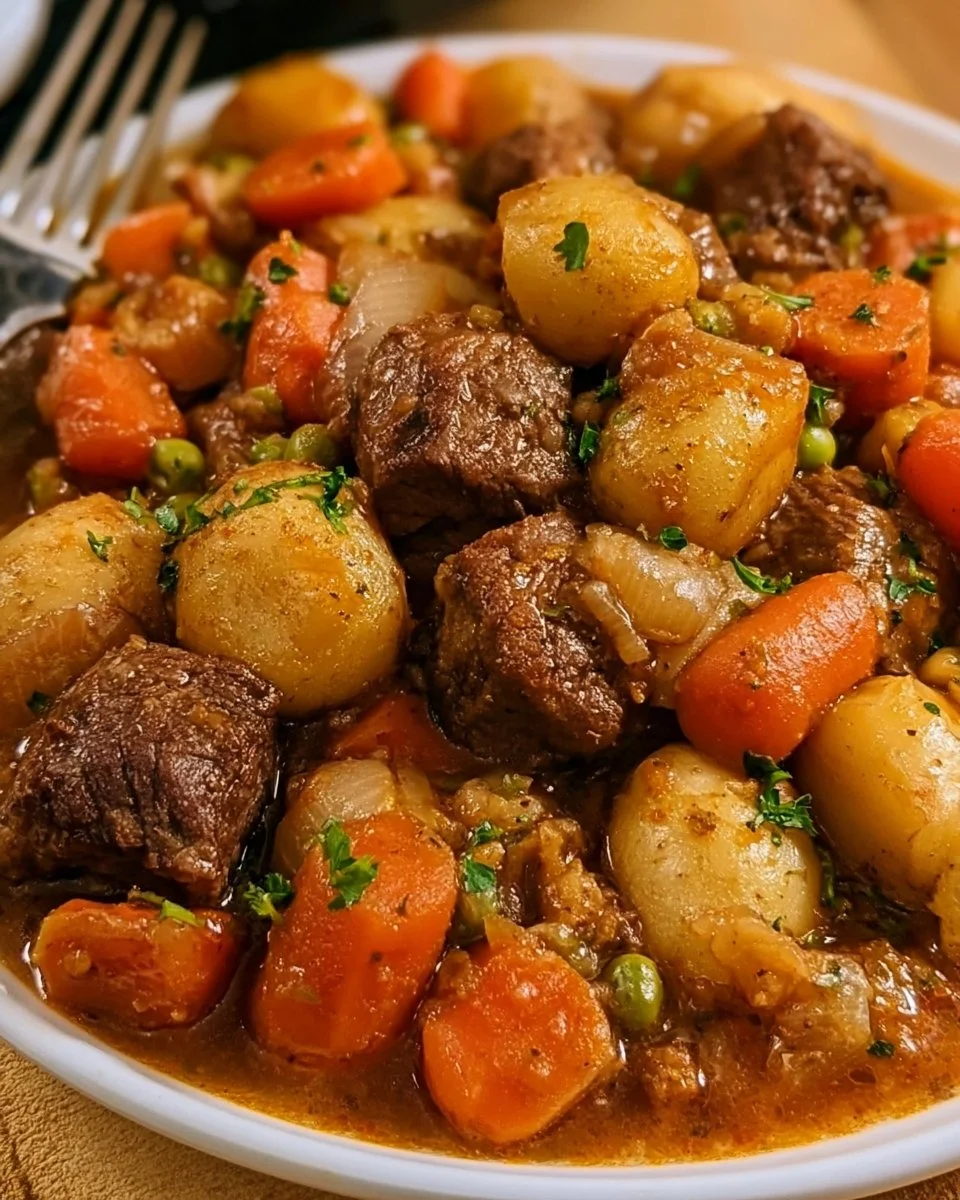 Klassischer Slow Cooker Rindereintopf