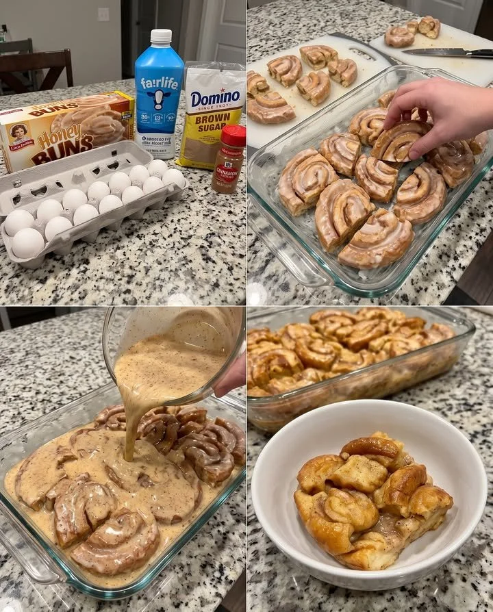 Little Debbie Honigbrötchen-Brotpudding