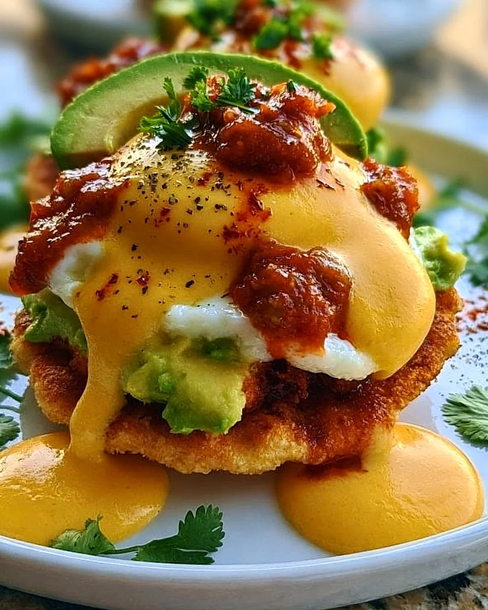 Mexikanische Eggs Benedict