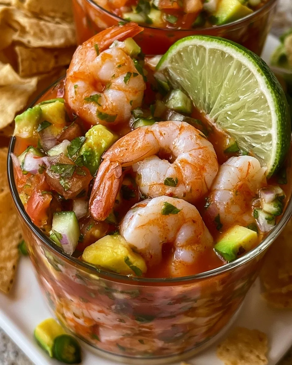 Mexikanischer Garnelencocktail