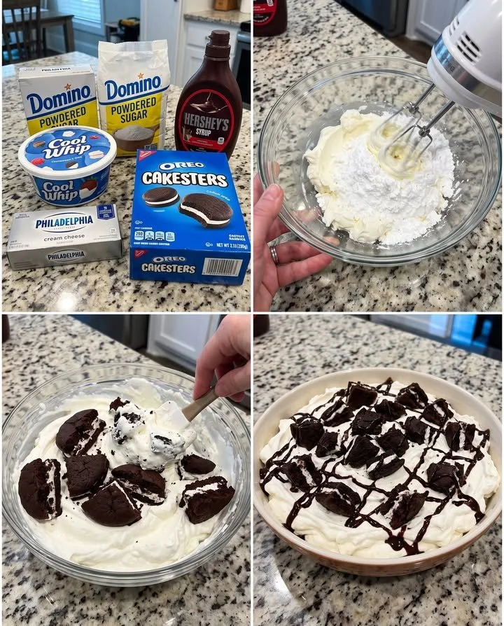 Oreo Cakesters Cheesecake Dip