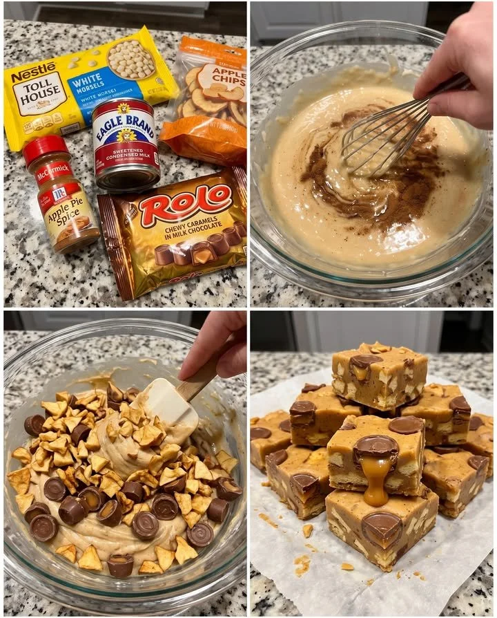 Rolo Karamell-Apfel-Fudge