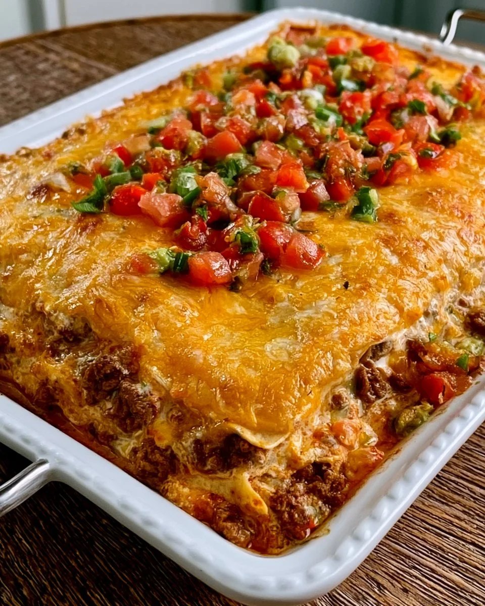 Taco-Lasagne-Auflauf