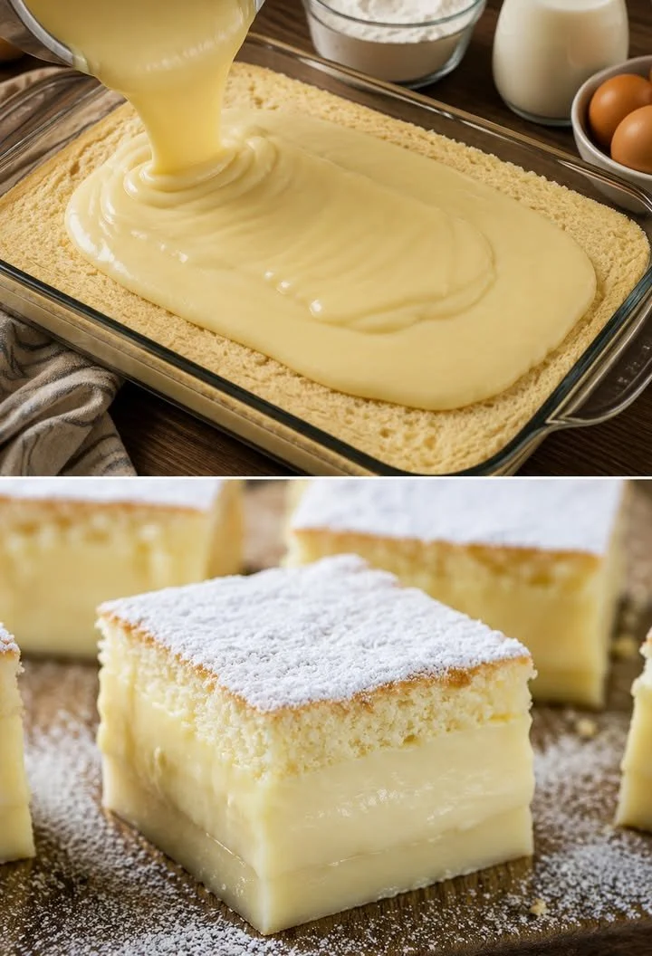Biskuit-Puddingkuchen