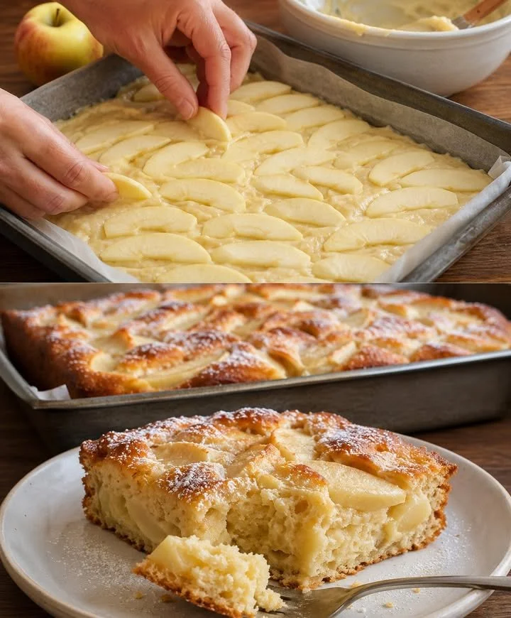 Blitzschneller Apfelkuchen