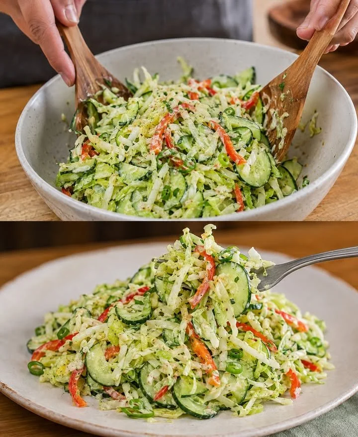 Gurkensalat mit Chinakohl