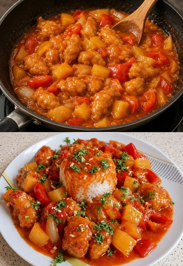 Hähnchen süßsauer