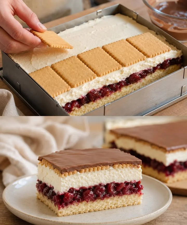 Säufertorte mit Butterkeksen